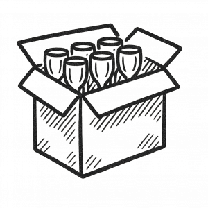 Sektgläser Set mit 6 Gläsern